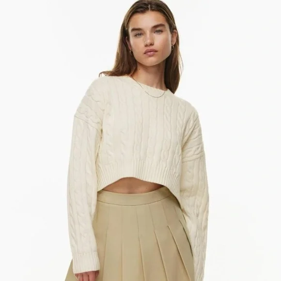 Aritzia Sweaters Sunday Best Peggy Cropped Sweater Poshmark